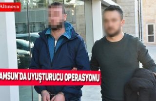 Samsun'da uyuşturucu operasyonu