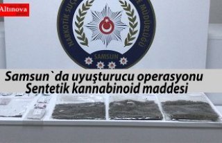 Samsun'da uyuşturucu operasyonu