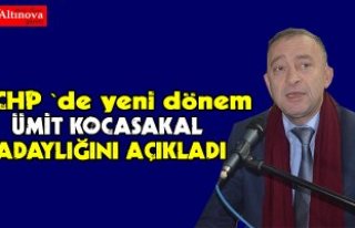 Ümit Kocasakal adaylığını açıkladı