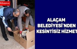 ALAÇAM BELEDİYESİ`NDEN KESİNTİSİZ HİZMET