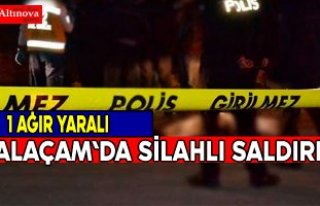 Alaçam`da silahlı saldırı: 1 yaralı