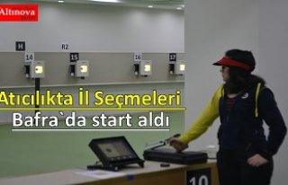 Atıcılıkta İl Seçmeleri Bafra`da start aldı