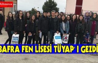 BAFRA FEN LİSESİ TÜYAP' I GEZDİ