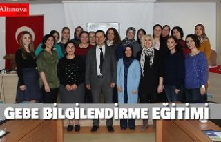 Gebe Bilgilendirme Sınıfı Eğitici Programı Tamamlandı