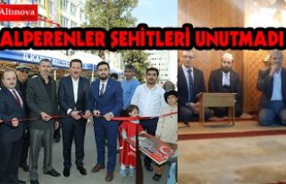 ALPERENLER ŞEHİTLERİ UNUTMADI