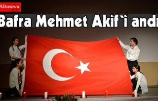 Bafra Mehmet Akif`i andı