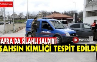 Bafra`da pompalı tüfekli saldırı