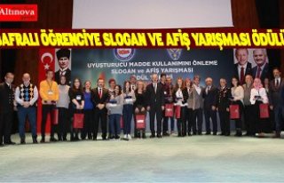 BAFRALI ÖĞRENCİYE SLOGAN VE AFİŞ YARIŞMASI ÖDÜLÜ