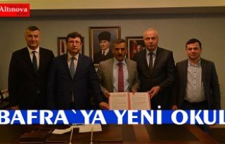 BAFRA`YA YENİ OKUL