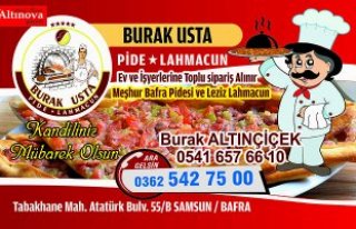 BURAK USTA PİDE SALONUNDAN REGAİP KANDİLİ MESAJI