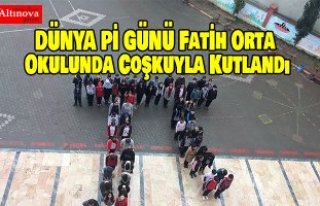 DÜNYA Pİ GÜNÜ Fatih Ortaokulunda Coşkuyla Kutlandı