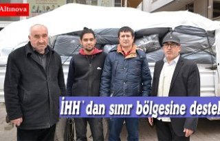 İHH`dan sınır bölgesine destek