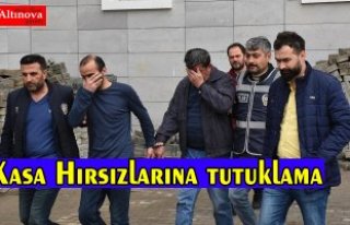 Kasa hırsızlarına tutuklama