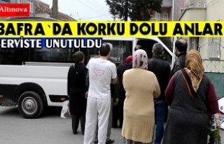 KÜÇÜK ÇOCUK SERVİSTE UNUTULDU