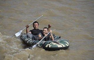 Mengen Deresi'nde rafting heyecanı