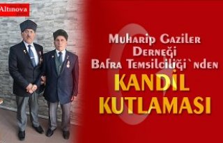 Muharip Gazilerden kandil kutlaması