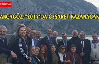 AKCAGÖZ:”2019’DA CESARET KAZANACAK”