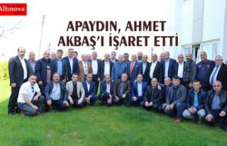 APAYDIN, AHMET AKBAŞ’I İŞARET ETTİ