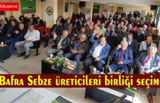 Bafra Sebze üreticileri birliği seçimi