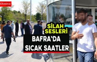 Bafra`da sıcak saatler