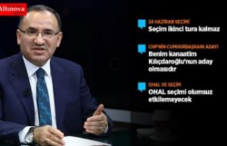 Başbakan Yardımcısı Bozdağ: Türkiye'de...