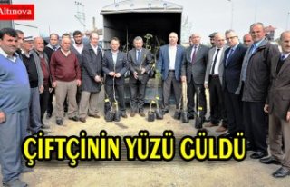 BAŞKAN YILMAZ SÖZÜNÜ TUTTU, ÇİFTÇİNİN YÜZÜ...