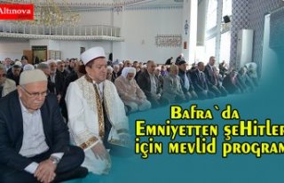 Emniyetten şehitler için mevlid programı