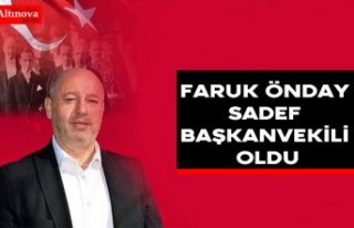 Faruk Önday SADEF Başkanvekili oldu