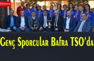 Genç Sporcular Bafra TSO’da