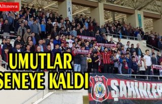 UMUTLAR SENEYE KALDI