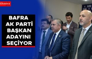 Bafra Ak Parti Başkan adayını seçiyor