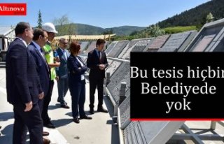 BAŞKAN ŞAHİN: “BU TESİS HİÇ BİR BELEDİYEDE...