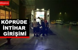 Çetinkaya Köprüsünde yine intihar girişimi vakası