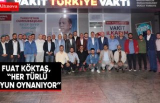 Fuat Köktaş,  “HER TÜRLÜ OYUN OYNANIYOR”