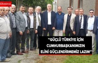 Göktepe: “Güçlü Türkiye için Cumhurbaşkanımızın...