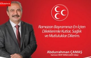 Abdurrahman Çamaş Ramazan Bayramı Kutlaması