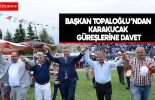 Başkan Topaloğlu’ndan Karakucak Güreşlerine...