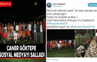 Caner Göktepe sosyal medyayı salladı