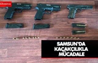 Samsun'da kaçakçılıkla mücadale