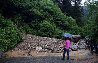 Trabzon'da sağanak