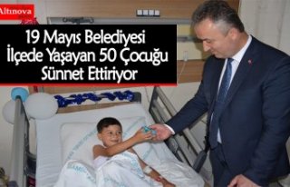 19 Mayıs Belediyesi İlçede Yaşayan 50 Çocuğu...