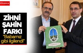 BAŞKAN ZİHNİ ŞAHİN’E TEŞEKKÜR