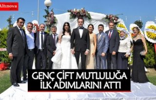 GENÇ ÇİFT MUTLULUĞA İLK ADIMLARINI ATTI