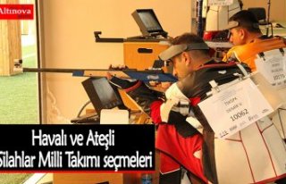 Havalı ve Ateşli Silahlar Milli Takımı seçmeleri