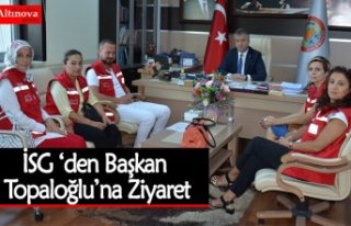 İSG ‘den Başkan Topaloğlu’na Ziyaret