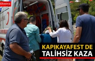 KAPIKAYA FESTİVALİ’NDE TALİHSİZ KAZA