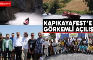 KAPIKAYAFEST’E GÖRKEMLİ AÇILIŞ