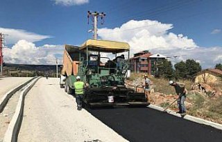 Safranbolu'da asfalt çalışmaları