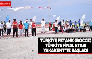 Türkiye Petank (Bocce) Türkiye Final Etabı Yakakent’te...