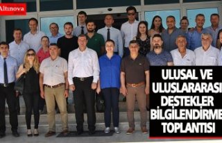 ULUSAL VE ULUSLARARASI DESTEKLER BİLGİLENDİRME...